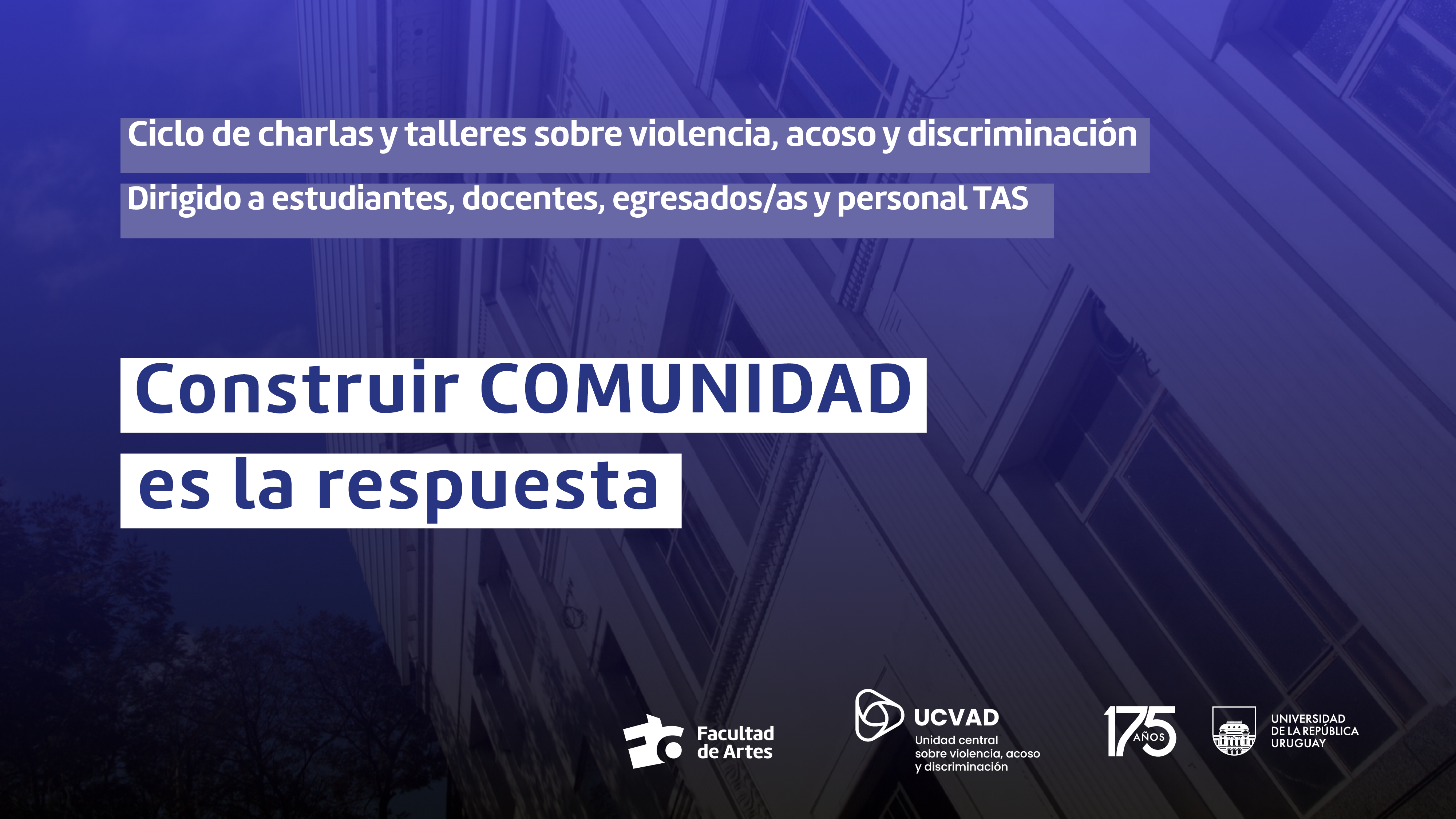 Construir COMUNIDAD es la respuesta