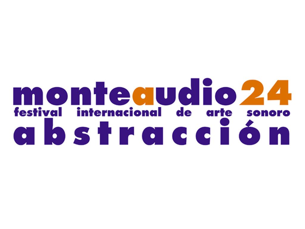 Gráfico de fondo blanco con texto sobreimpreso que dice: monteaudio 24, Festival Internacional de arte Sonoro